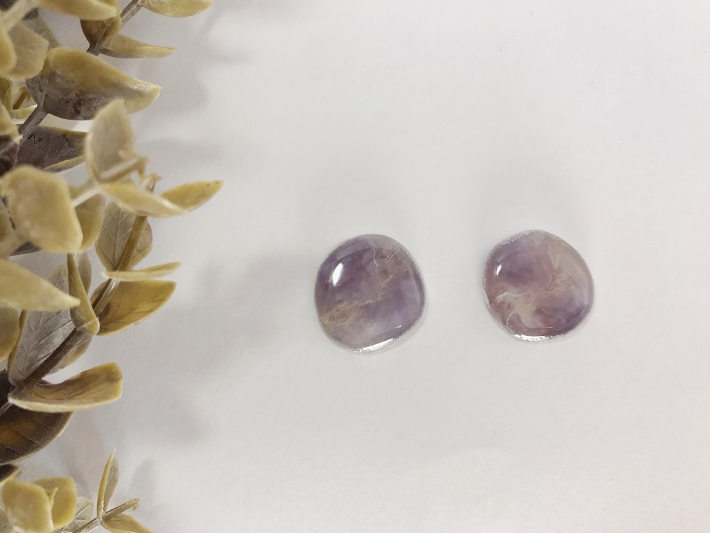 刀剣の石『五月雨江』(ピアスのみ)