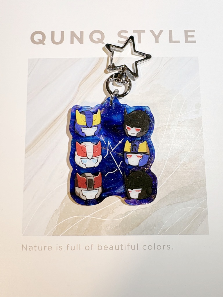 マーブルキーホルダー