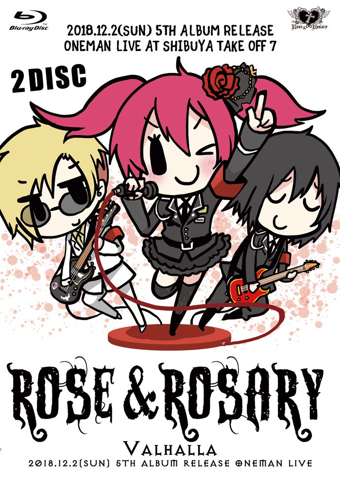 【完売】Rose&Rosary 『VALHALLA ワンマンライブ』ブルーレイ（2枚組）