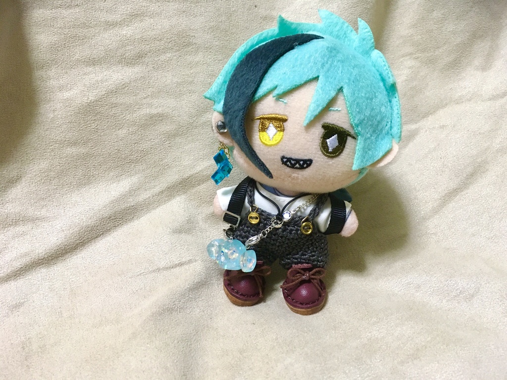 【ぬいぐるみ用】リーチ兄弟風 マグネットピアス