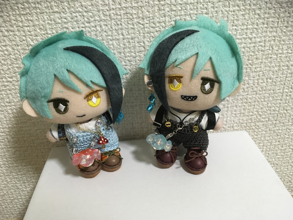 【ぬいぐるみ用】リーチ兄弟風 マグネットピアス