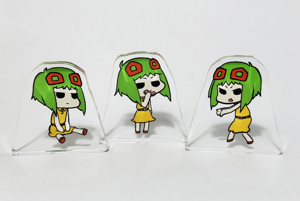 『GUMIちゃんズ』アクリルフィギュア3種 Aセット