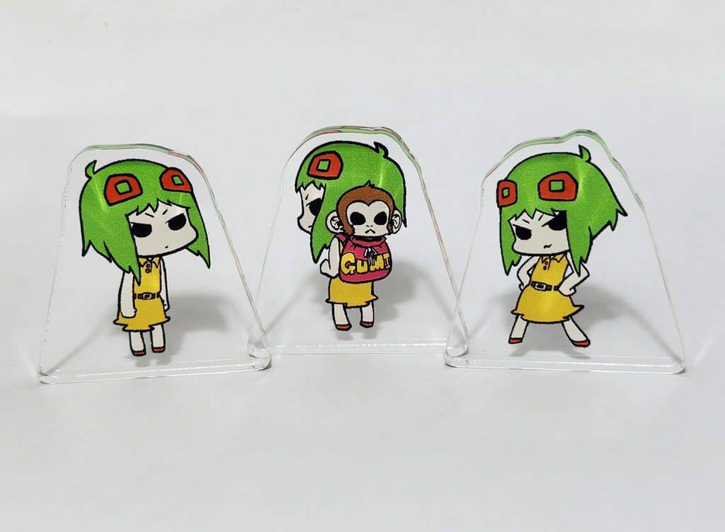 『GUMIちゃんズ』アクリルフィギュア3種 Bセット