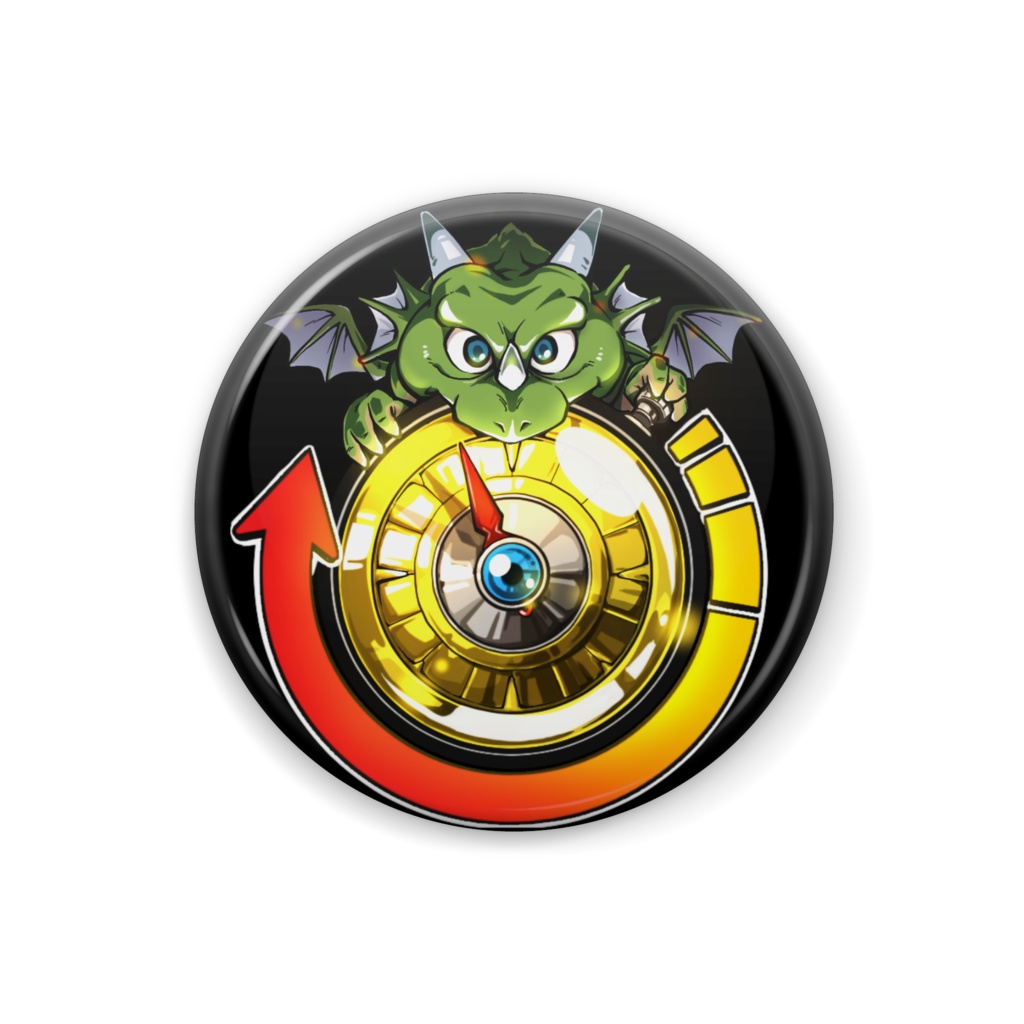 缶バッジドラゴン