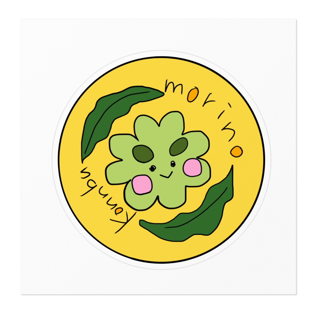 オリジナルステッカー(こんぶ手描きロゴver)