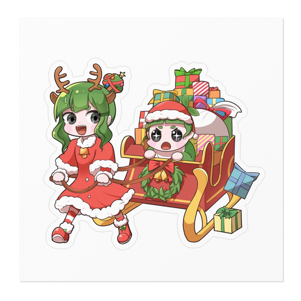 クリスマス限定ステッカー