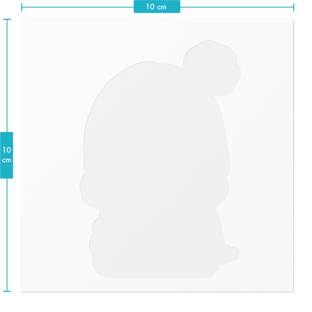 おうちでまったり💚4周年記念こんぶステッカー(メガネver)