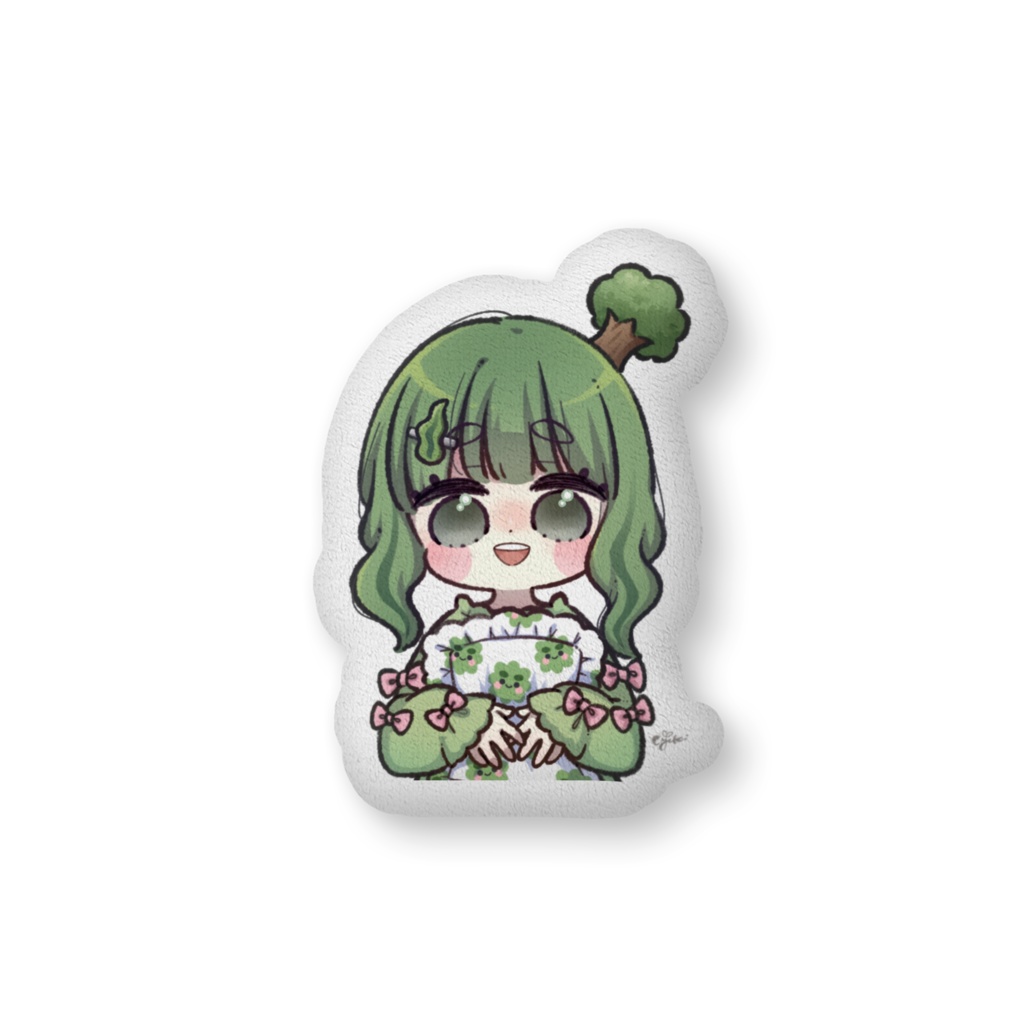 おうちでまったり💚4周年記念こんぶのふかふかクッション