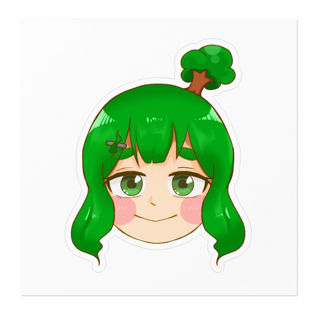 リニューアル💚5周年記念【生首こんぶ】ステッカー②