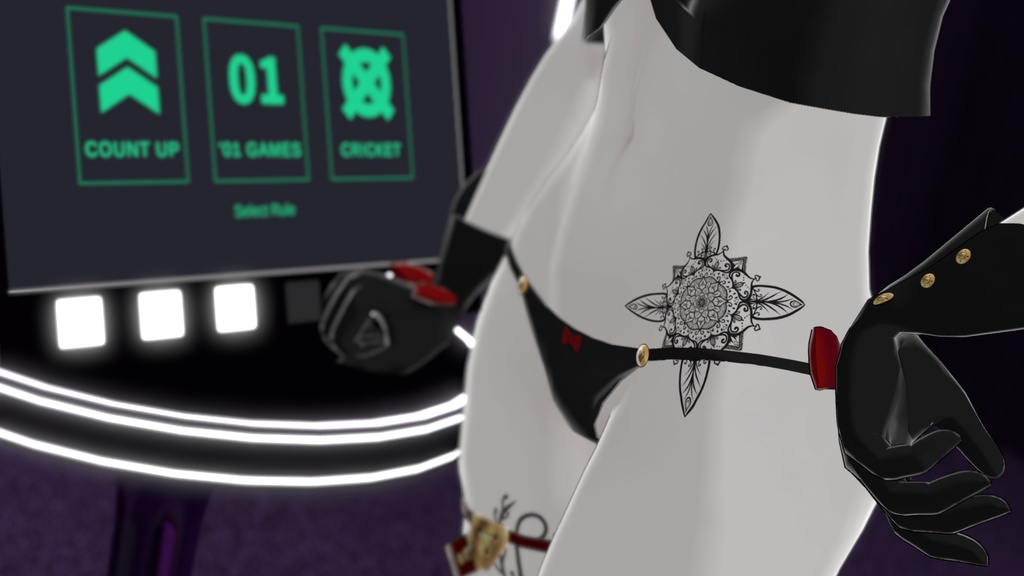 ヘナタトゥー風タトゥー2号