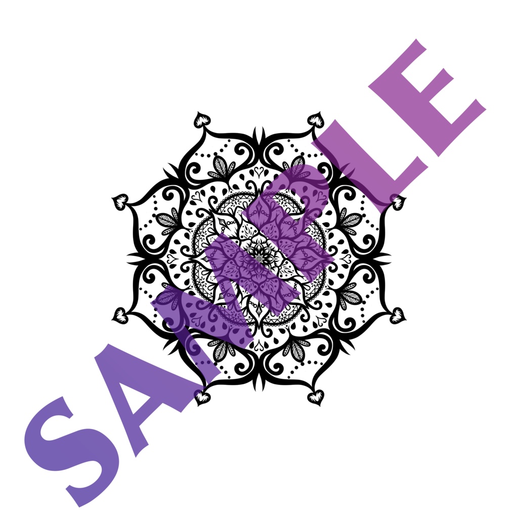 ヘナタトゥー風タトゥー2号