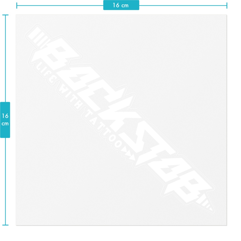 BackStabロゴステッカー
