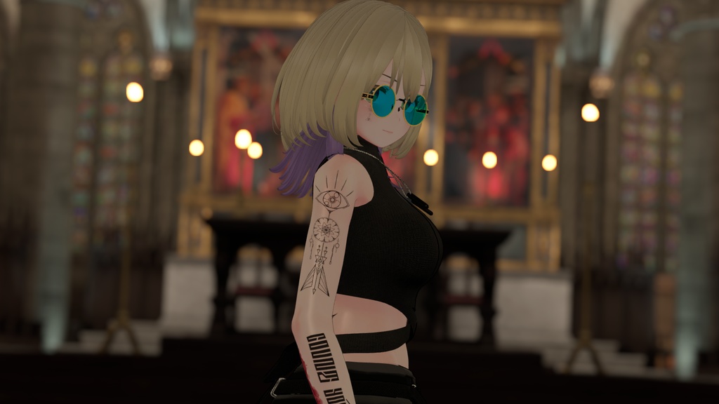 ジオメトリックタトゥー『祈り』