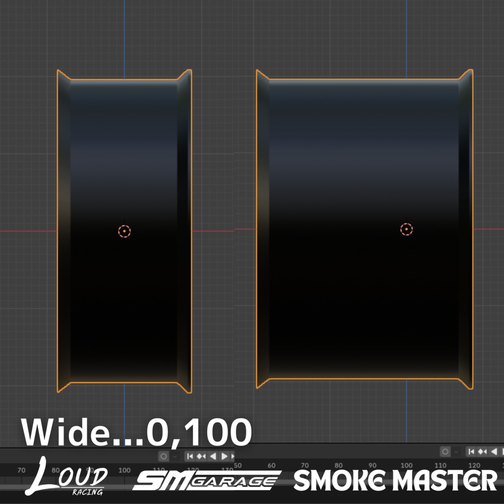 【CVS2向け】LoudRacing 204 アルミホイール3Dモデル【VRChat】