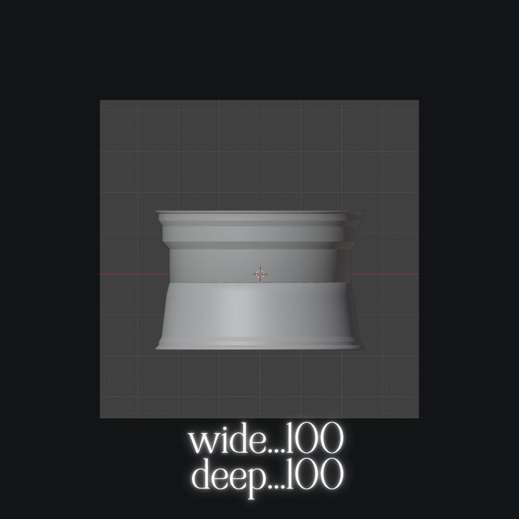 orz BACK ディッシュホイール3Dモデル