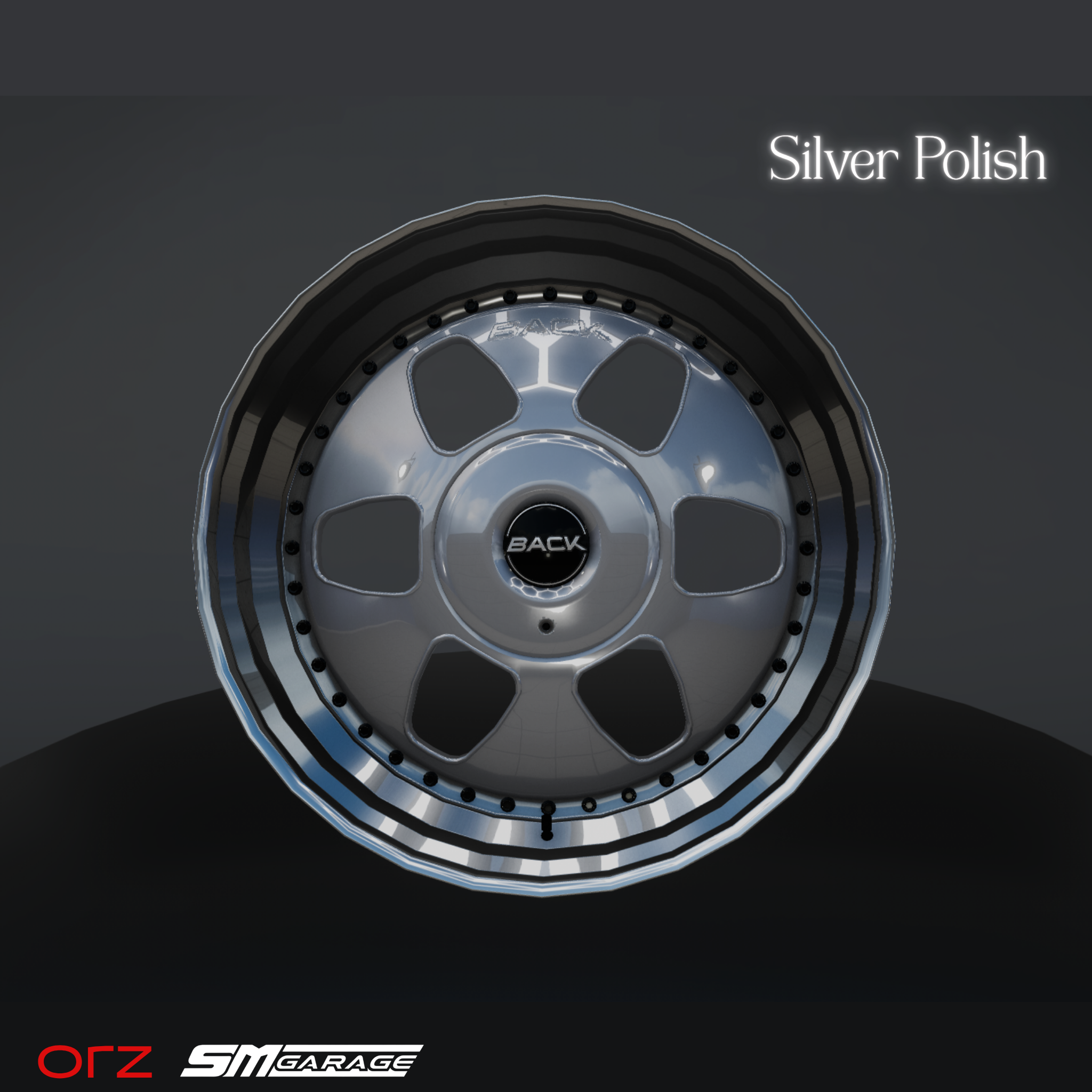Orz orz BACK ディッシュホイール3Dモデル - SMGarage Online Shop - BOOTH
