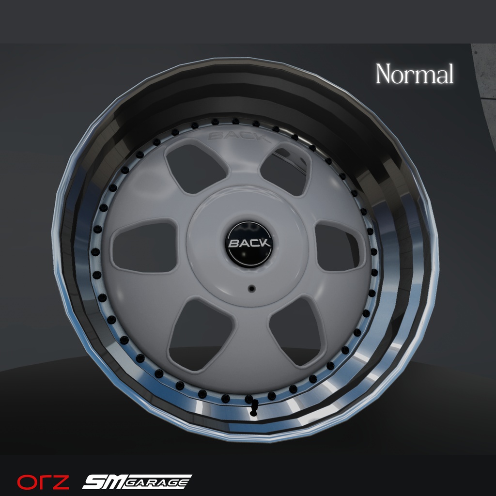 orz BACK ディッシュホイール3Dモデル