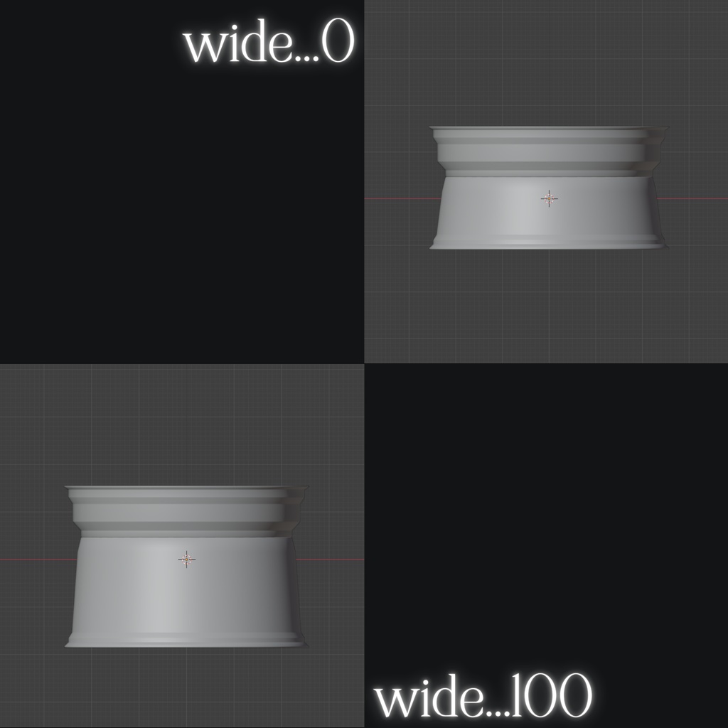 orz BACK ディッシュホイール3Dモデル