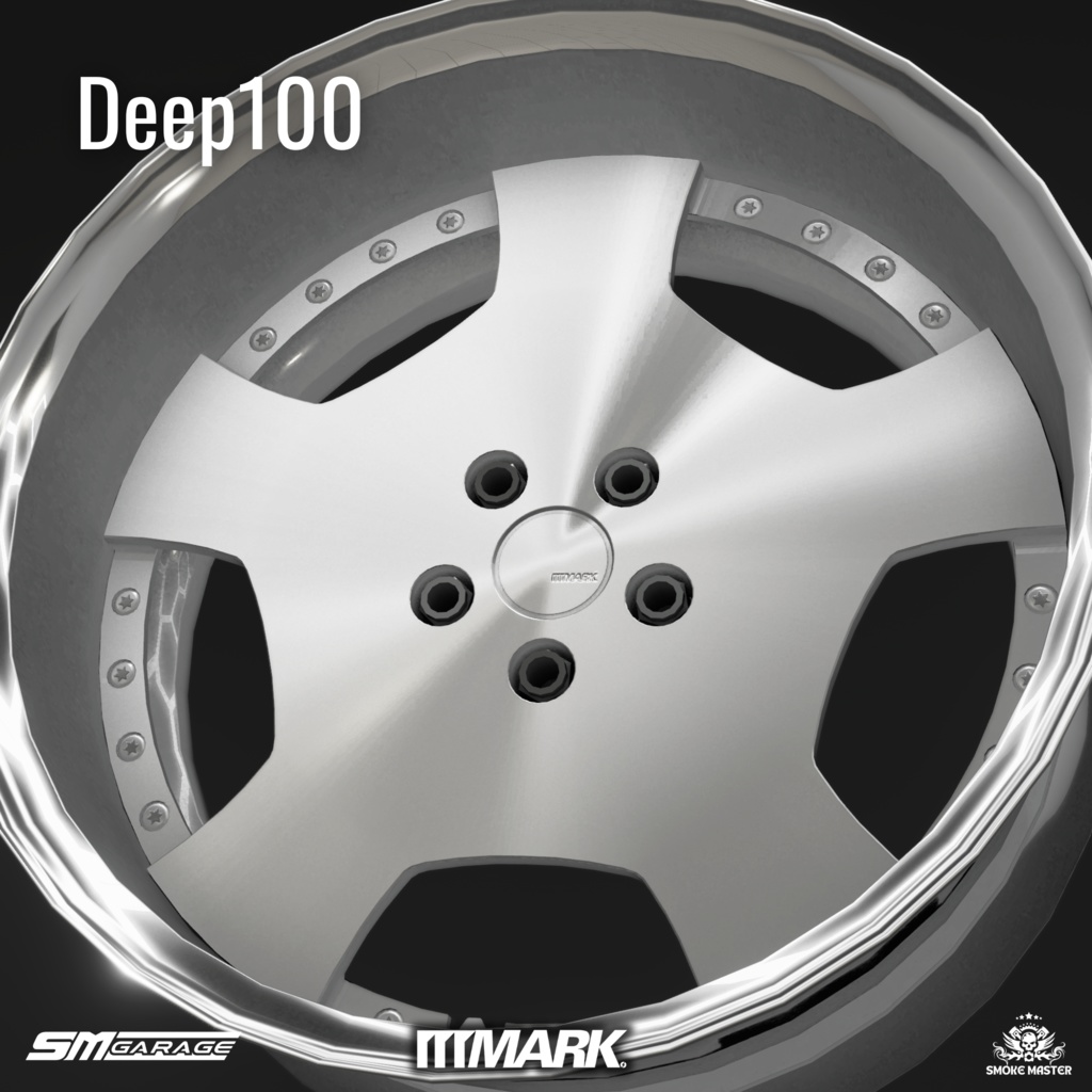 MARK ZDL ディッシュホイール3Dモデル