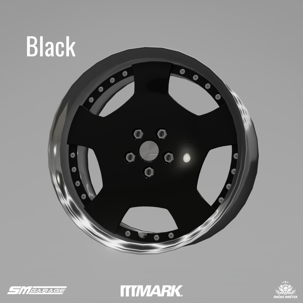 MARK ZDL ディッシュホイール3Dモデル