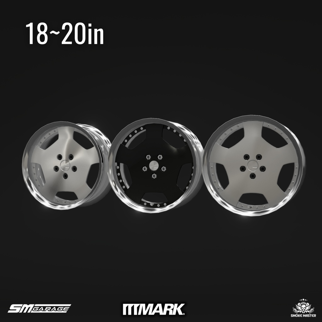 MARK ZDL ディッシュホイール3Dモデル