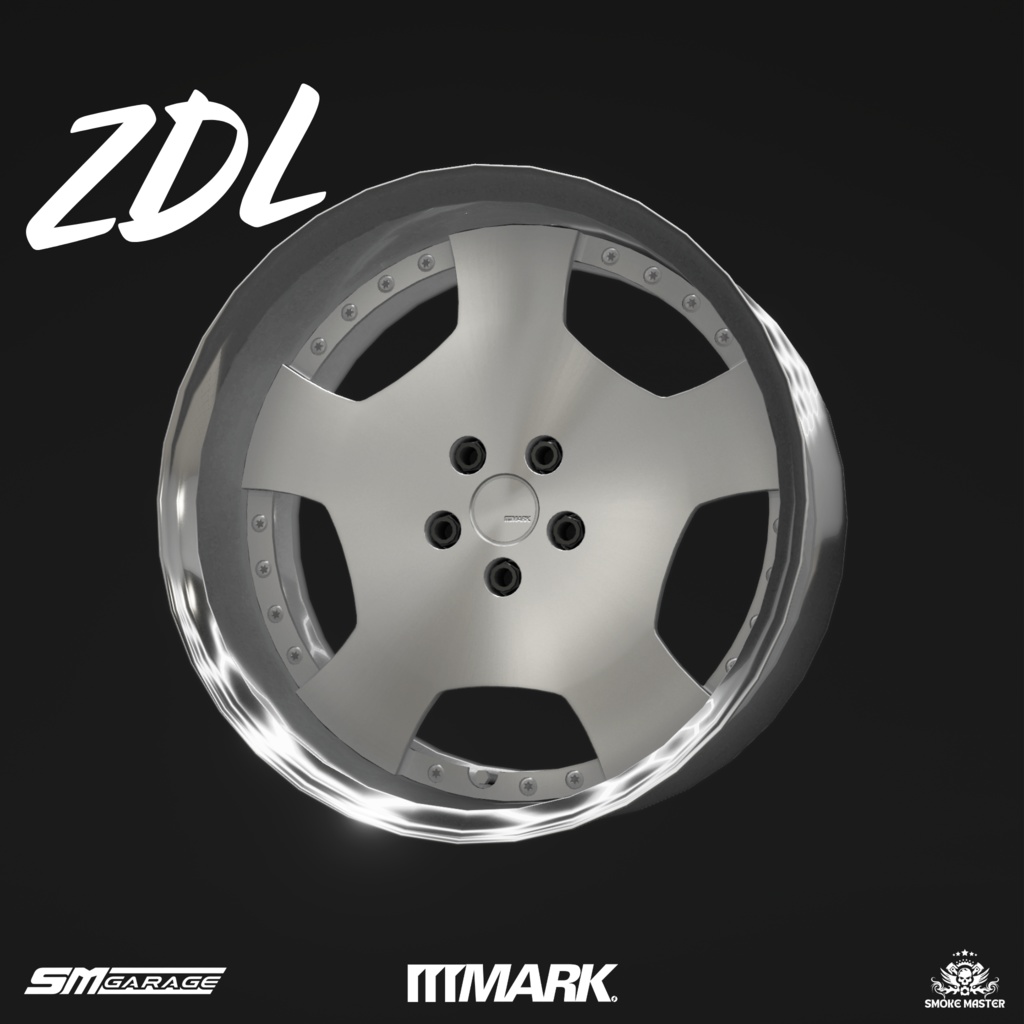 MARK ZDL ディッシュホイール3Dモデル