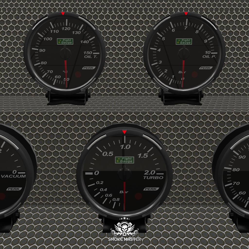 【CVS2】FightGauge AK-80,RTA-60 追加メーターセット【ポン置き】
