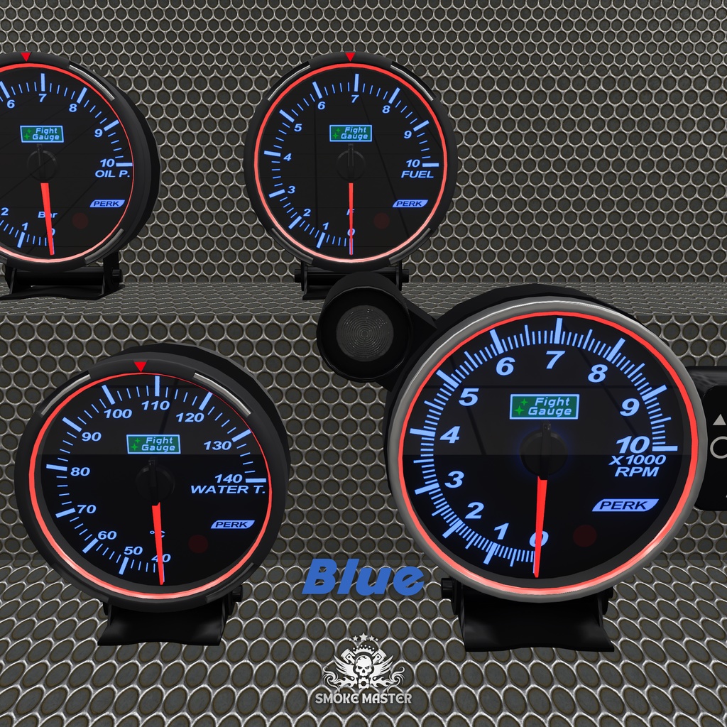 【CVS2】FightGauge AK-80,RTA-60 追加メーターセット【ポン置き】