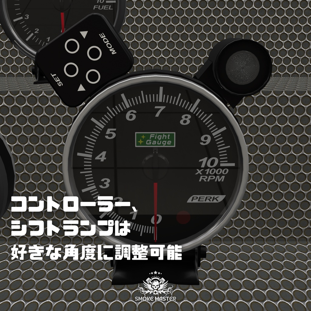 【CVS2】FightGauge AK-80,RTA-60 追加メーターセット【ポン置き】