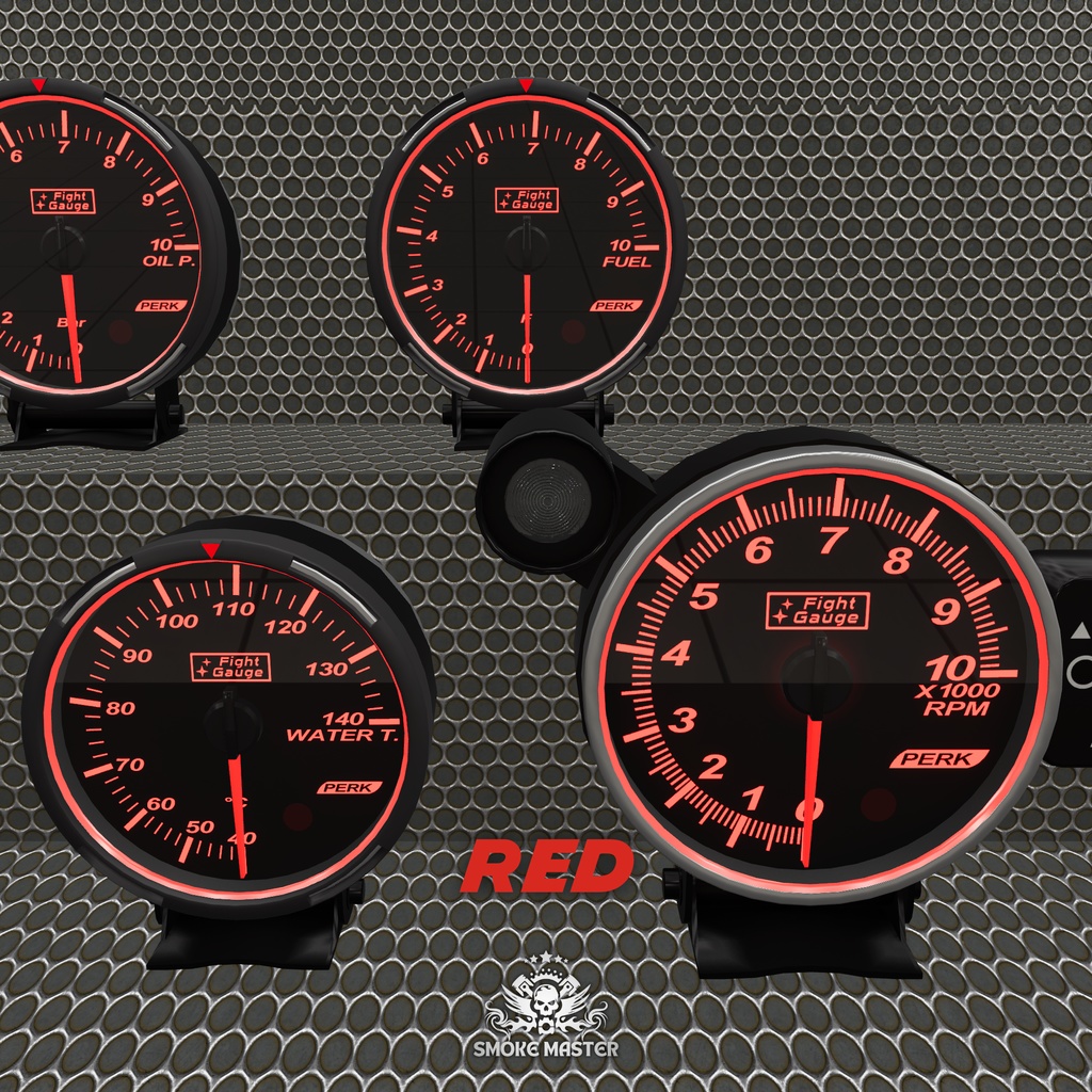 【CVS2】FightGauge AK-80,RTA-60 追加メーターセット【ポン置き】