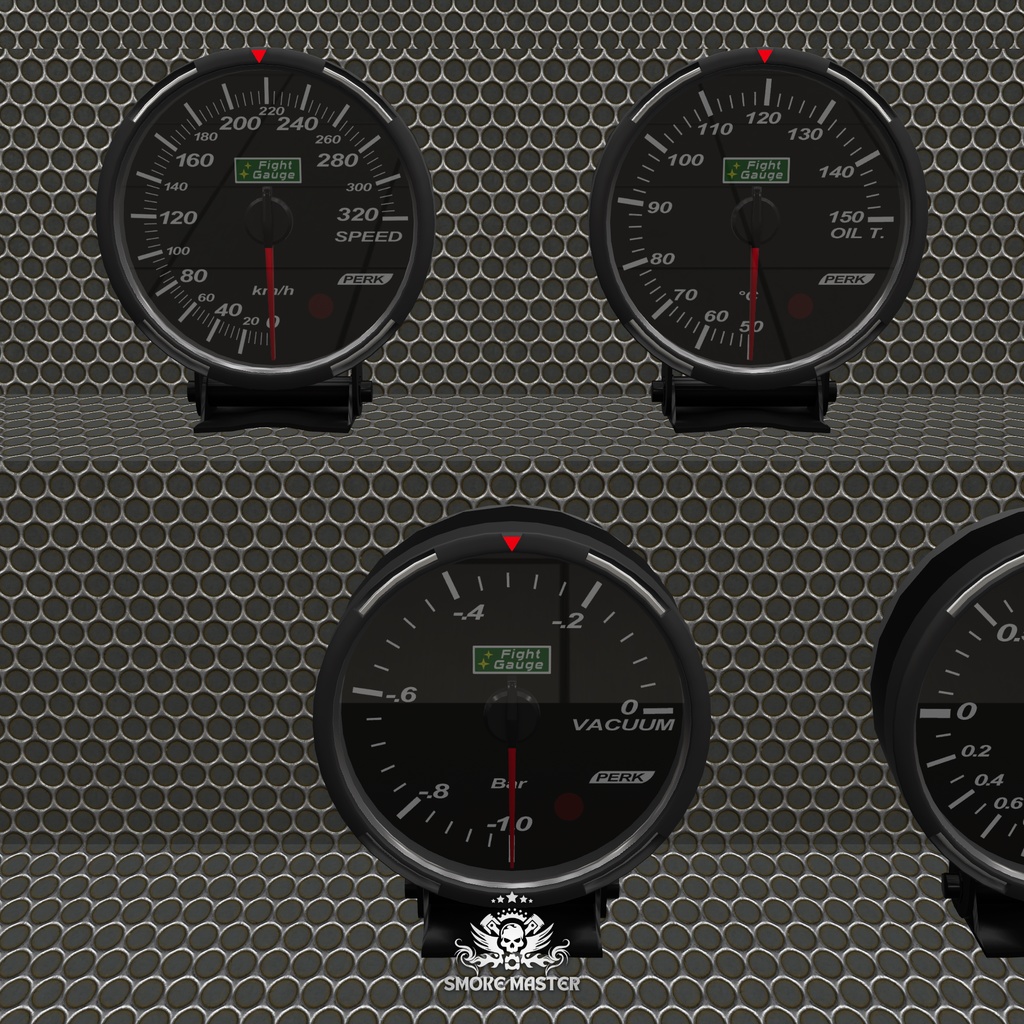 【CVS2】FightGauge AK-80,RTA-60 追加メーターセット【ポン置き】