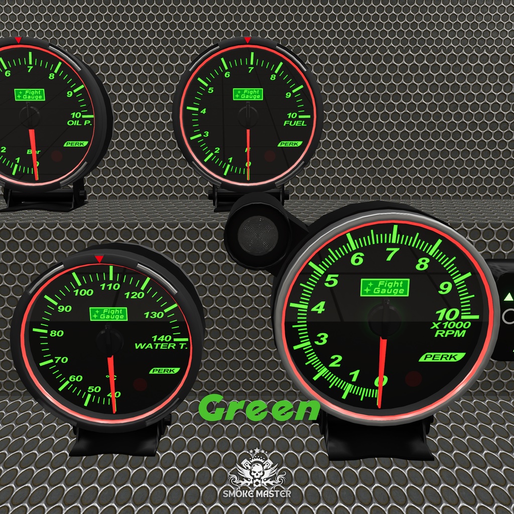 【CVS2】FightGauge AK-80,RTA-60 追加メーターセット【ポン置き】