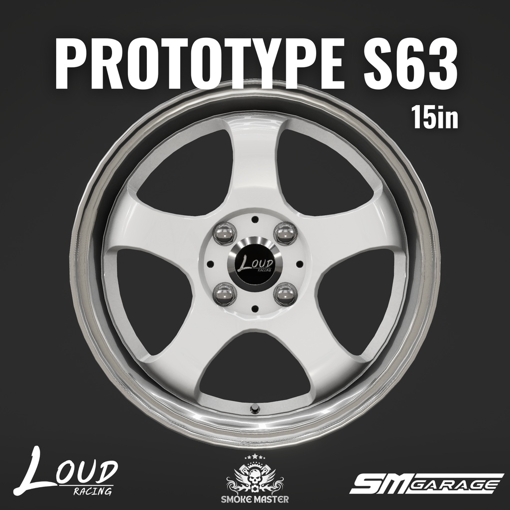 【CVS2向け】LoudRacing Prototype S63 アルミホイール3Dモデル【VRChat】