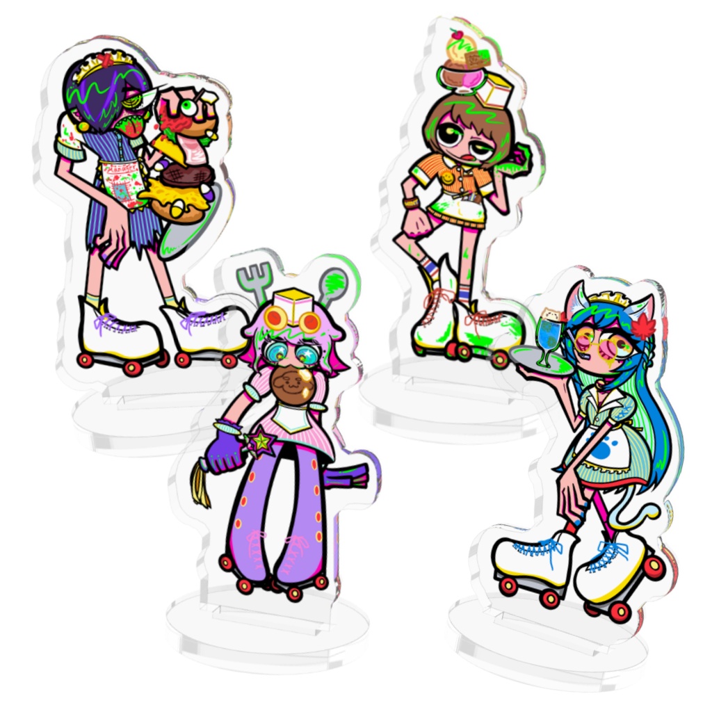 ウェイトレスメダなつイバミュウアクスタ