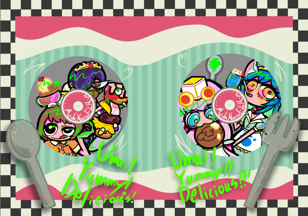 ウェイトレスメダなつイバミュウリングノート