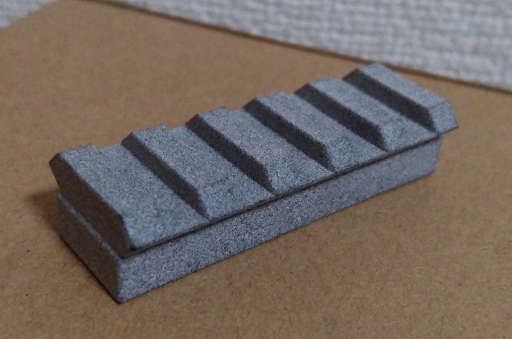20mmレゴレール凹　2×7スタッド