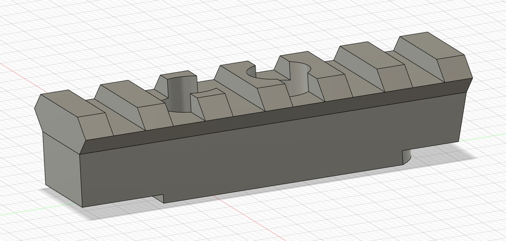 【無料公開】S&T MG42用20mmレール