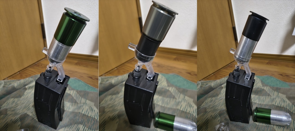 ①マルイBBオートローダー用40mmカートアダプタセット