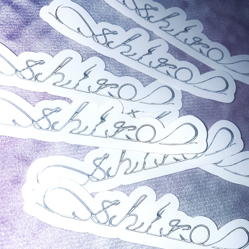 sh!ro ロゴステッカー3枚SET