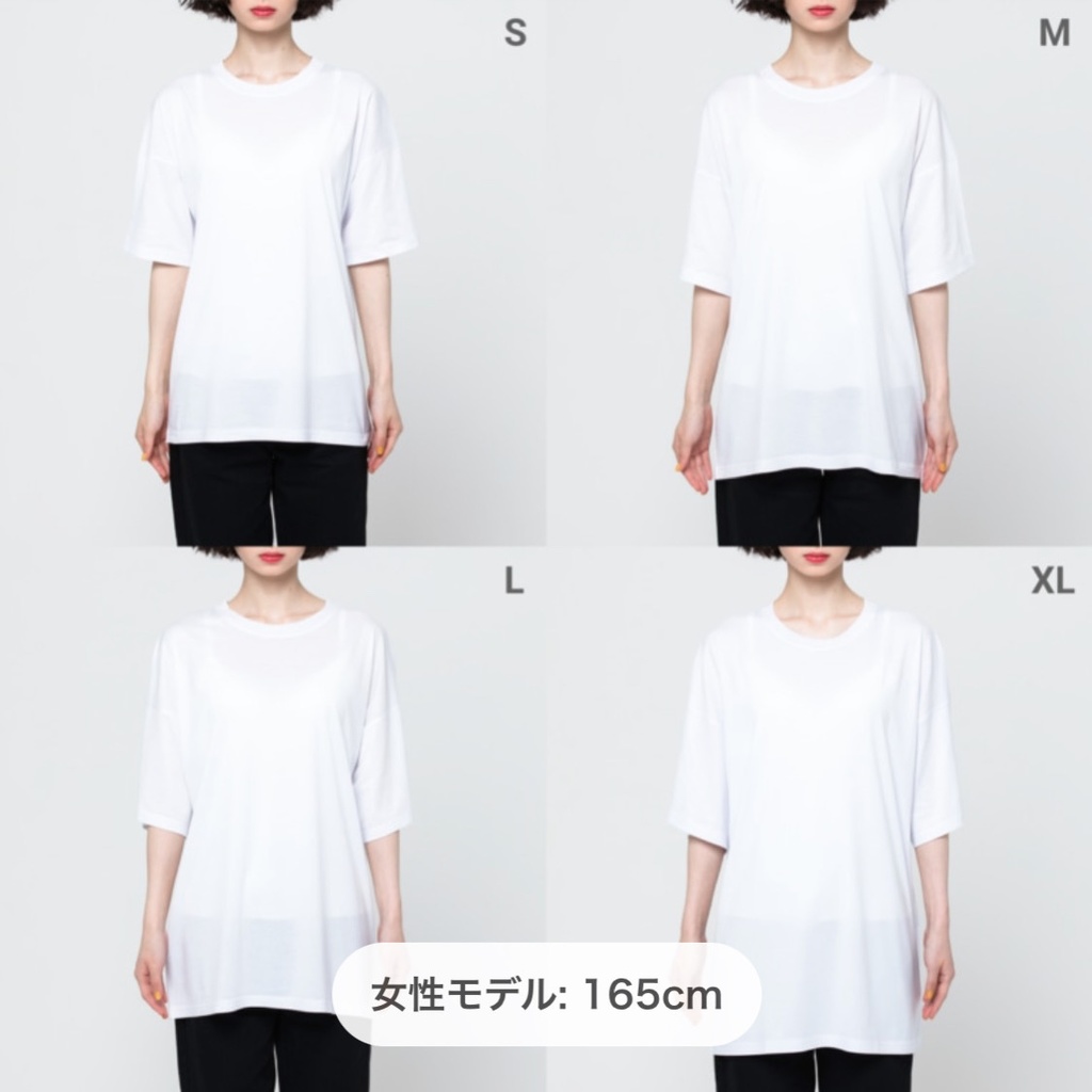 水色フルグラフィックTシャツ