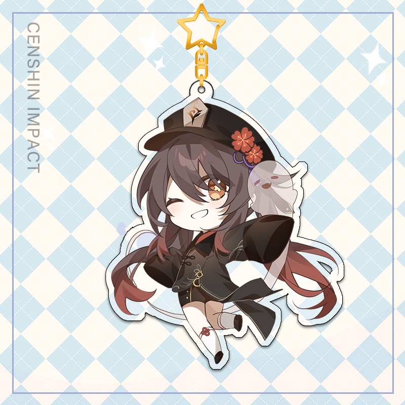 Genshin Impact genshinimpact 原神 ウェンティ 楓原万葉 八重神子 胡桃 hutao フータオ クレー アクリルキーホルダー