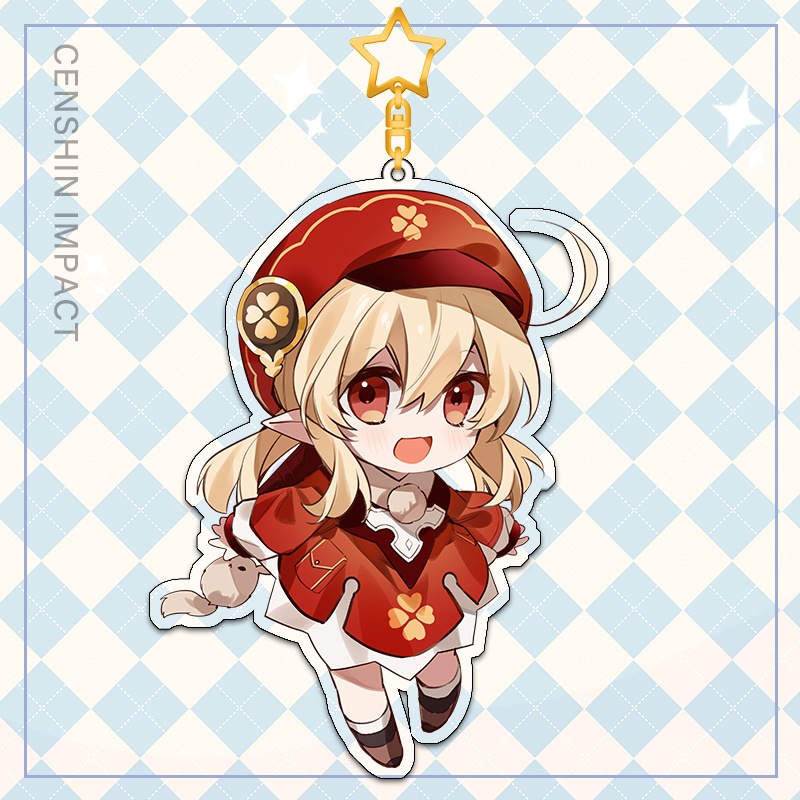 Genshin Impact genshinimpact 原神 ウェンティ 楓原万葉 八重神子 胡桃 hutao フータオ クレー アクリルキーホルダー