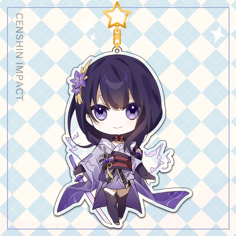 Genshin Impact genshinimpact 原神 甘雨 神里綾人 七七 雷電将軍 九条裟羅 アクリルキーホルダー