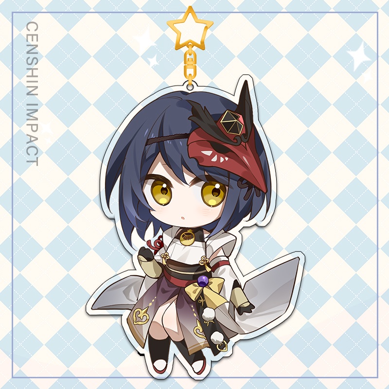 Genshin Impact genshinimpact 原神 甘雨 神里綾人 七七 雷電将軍 九条裟羅 アクリルキーホルダー