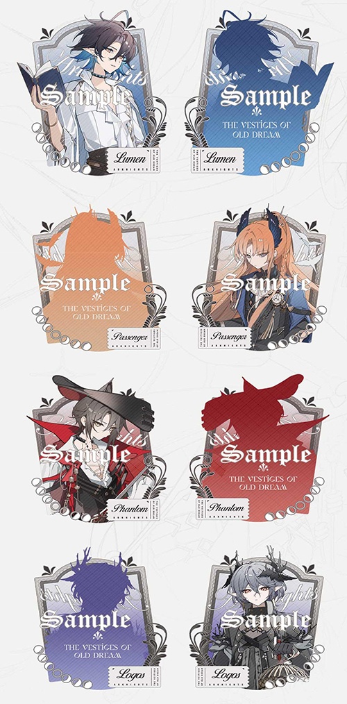 Arknights アークナイツ 明日方舟 ファントム ルーメン パッセンジャー logos アクリルキーホルダー