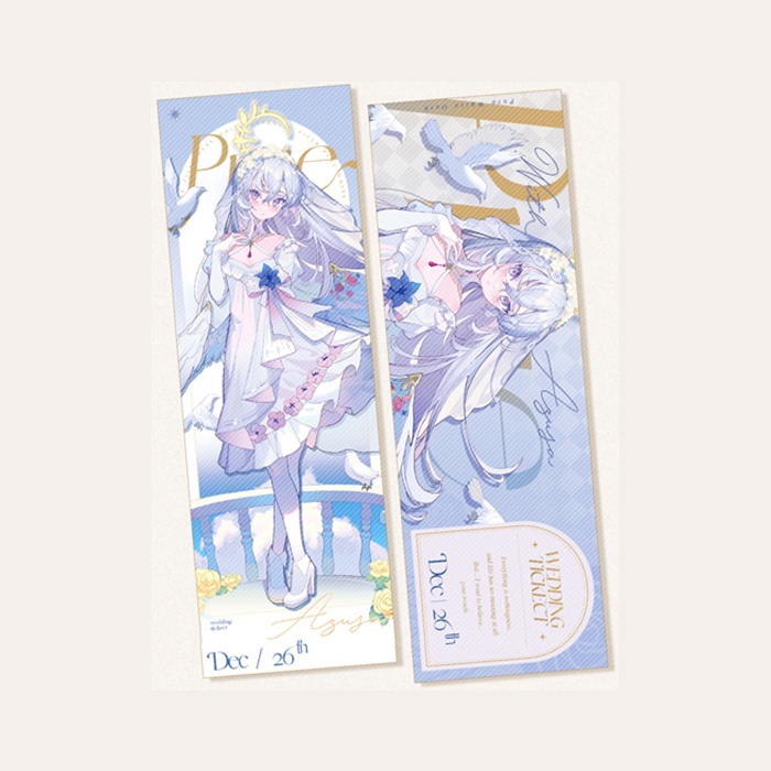 ブルーアーカイブ Blue Archive 白洲アズサ 聖園ミカ 空崎ヒナ ブックマーク