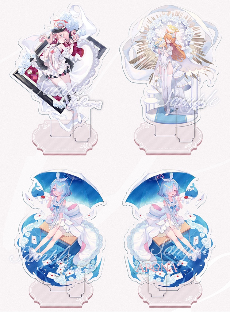 ブルーアーカイブ Blue Archive 下江コハル アロナ 伊落マリー アクリルスタンド