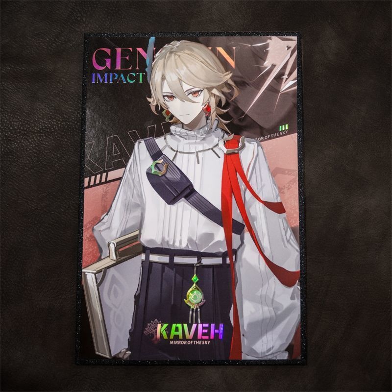 Genshin Impact genshinimpact 原神 魈 アルハイゼン カーヴェ 神里綾人 ディルック スカラマシュ ヌヴィレット リオセスリ 色紙