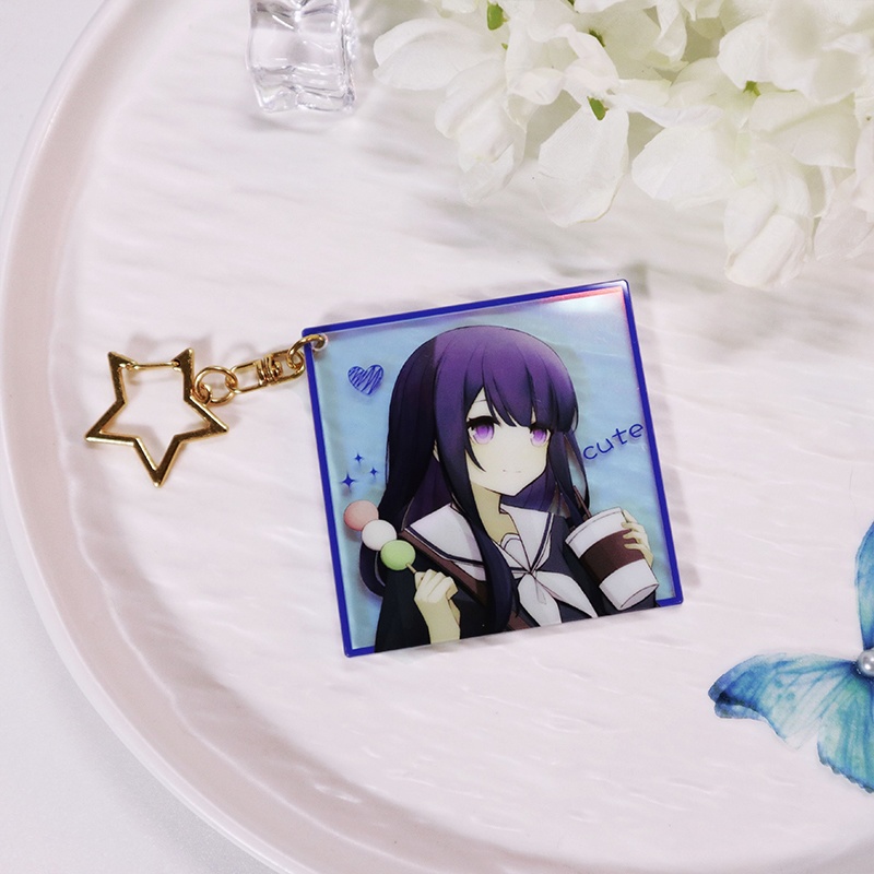 Genshin Impact 原神 鍾離 楓原万葉 魈 ディルック 神里綾華 エウルア 雷電将軍 八重神子 夜蘭 タルタリヤ アクリルキーホルダー