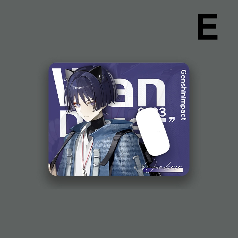 Genshin Impact 原神 アルハイゼン カーヴェ ヌヴィレット リオセスリ 鍾離 タルタリヤ 楓原万葉 スカラマシュ 魈 ディルック 神里綾人 マウスパッド